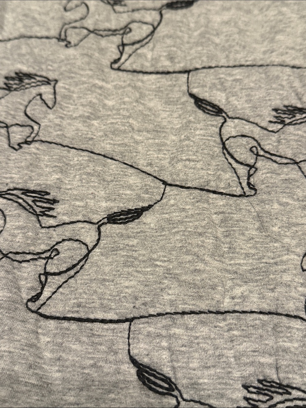 Ariat Light Gray Horse-Print Crewneck Sweatshirt - Picture 3 of 7
